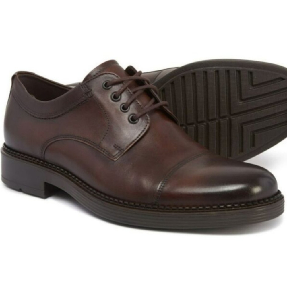 Ecco Newcastle Cap Toe Oxfords, 43